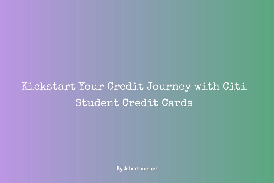 citi student credit cards