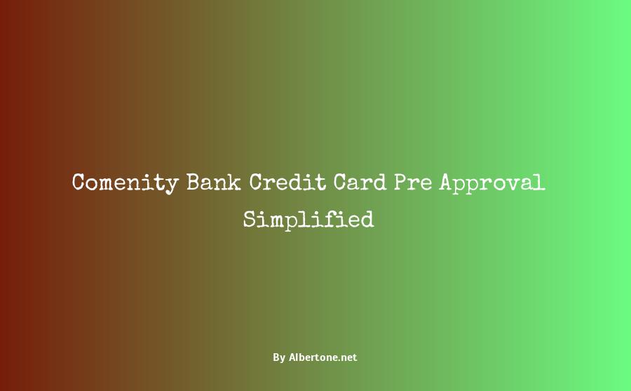 comenity bank credit card pre approval