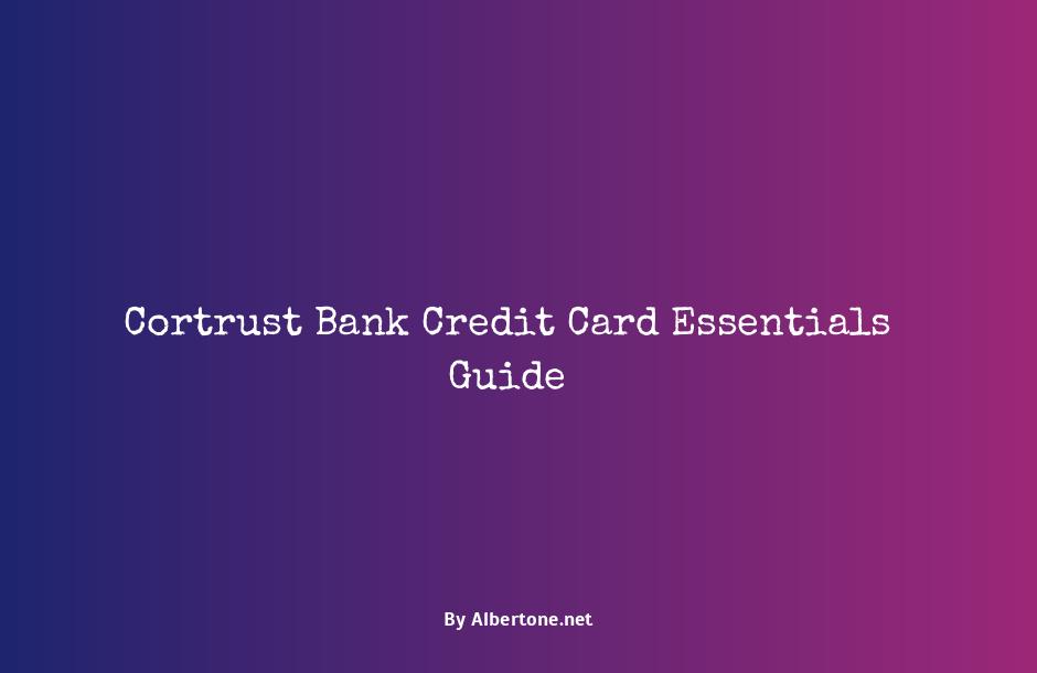 cortrust bank credit card