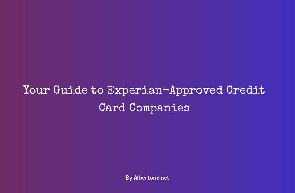 credit card companies that use experian