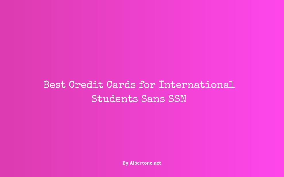 credit card for international students without ssn