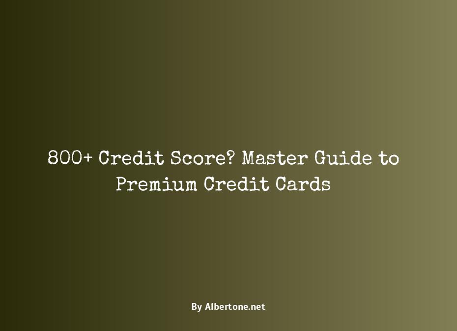 credit cards for 800 plus scores