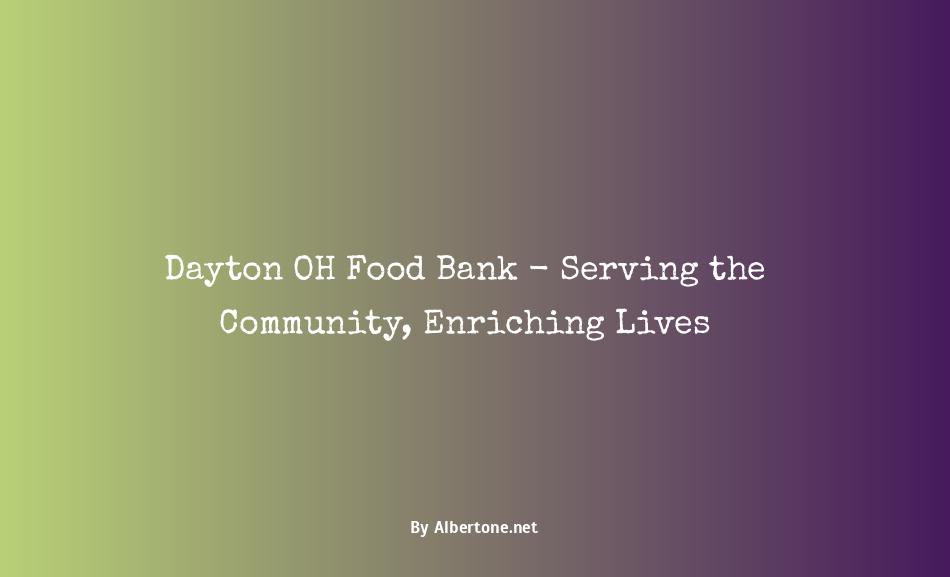 dayton oh food bank