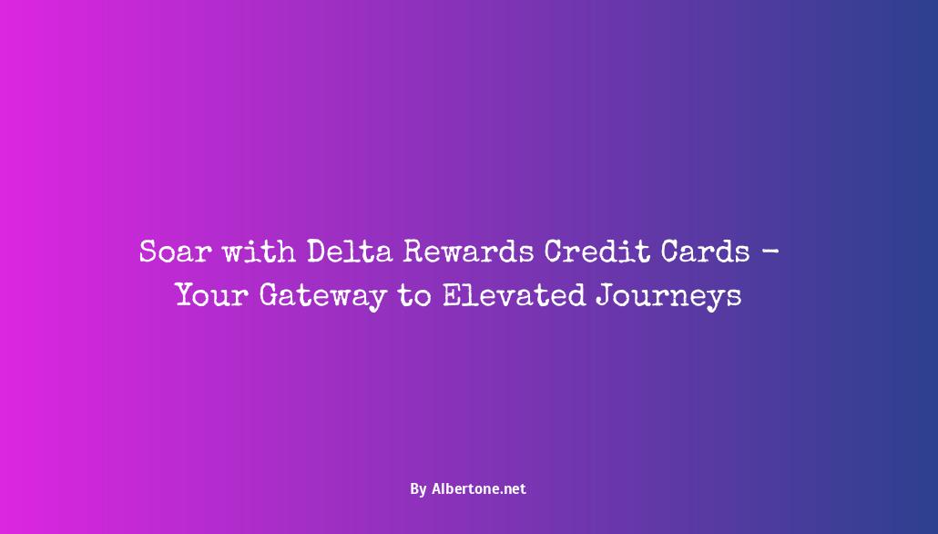 delta rewards credit cards