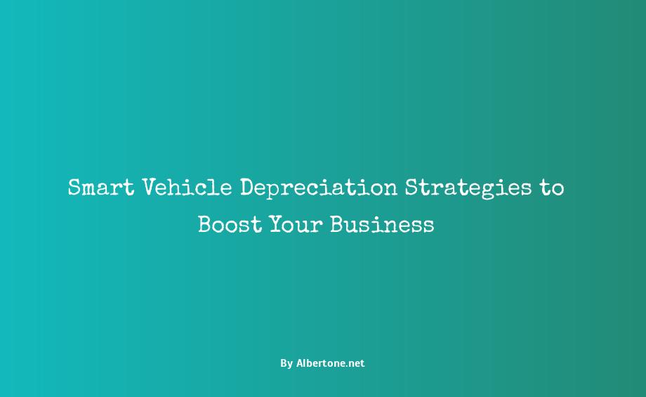 depreciate vehicle for business