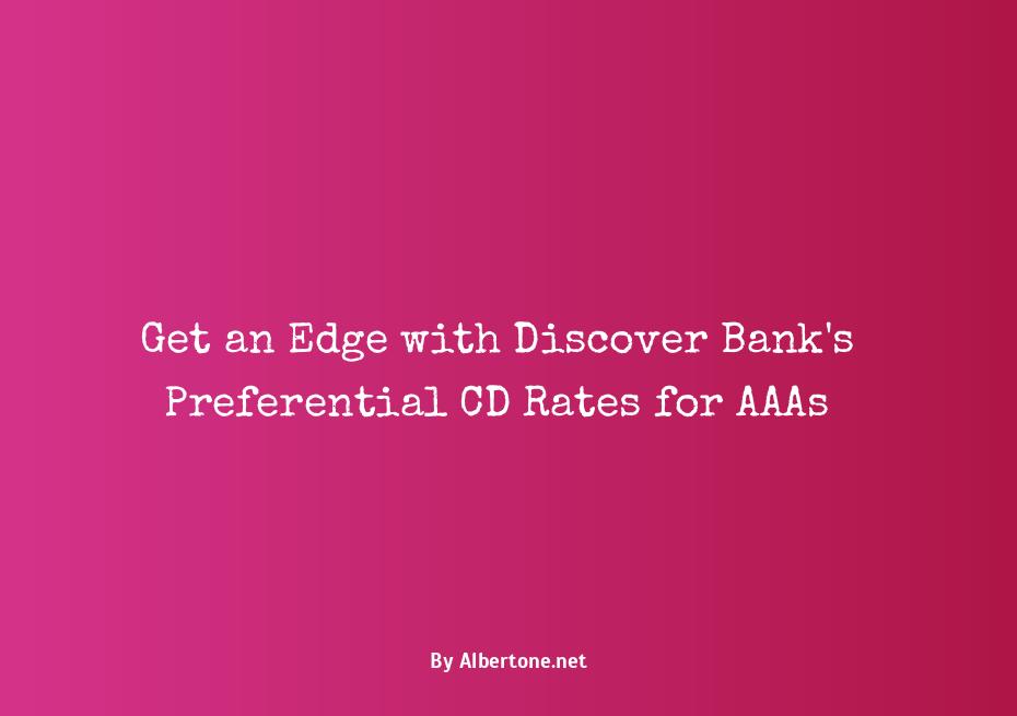 discover bank cd rates for aaa members