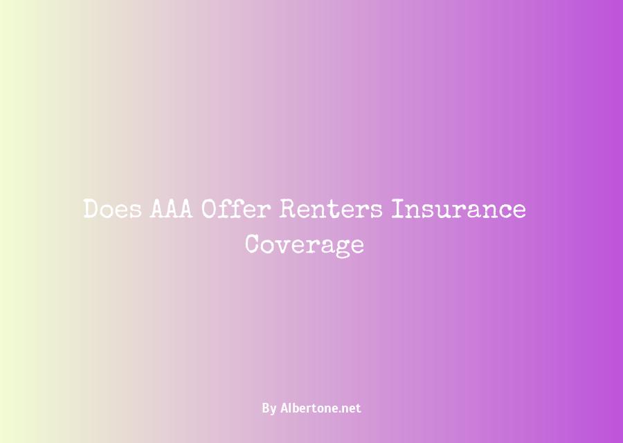 does aaa have renters insurance