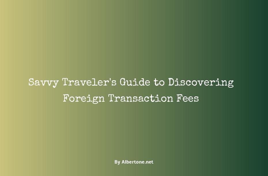 does discover credit card have foreign transaction fees