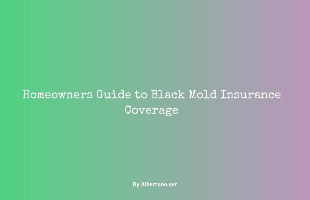 does homeowners insurance cover black mold