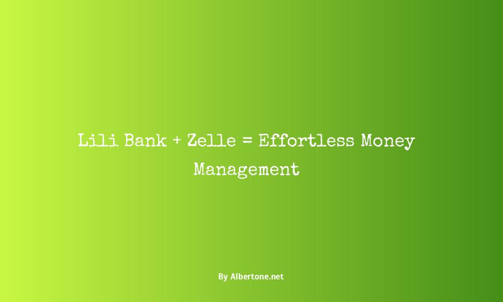 does lili bank work with zelle