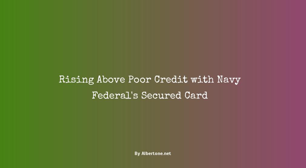 does navy federal have a secured credit card