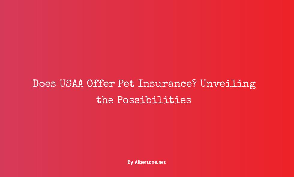 does usaa offer pet insurance