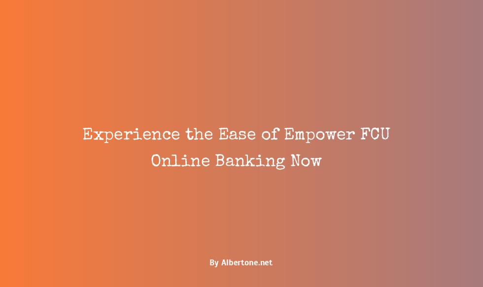 empower fcu online banking