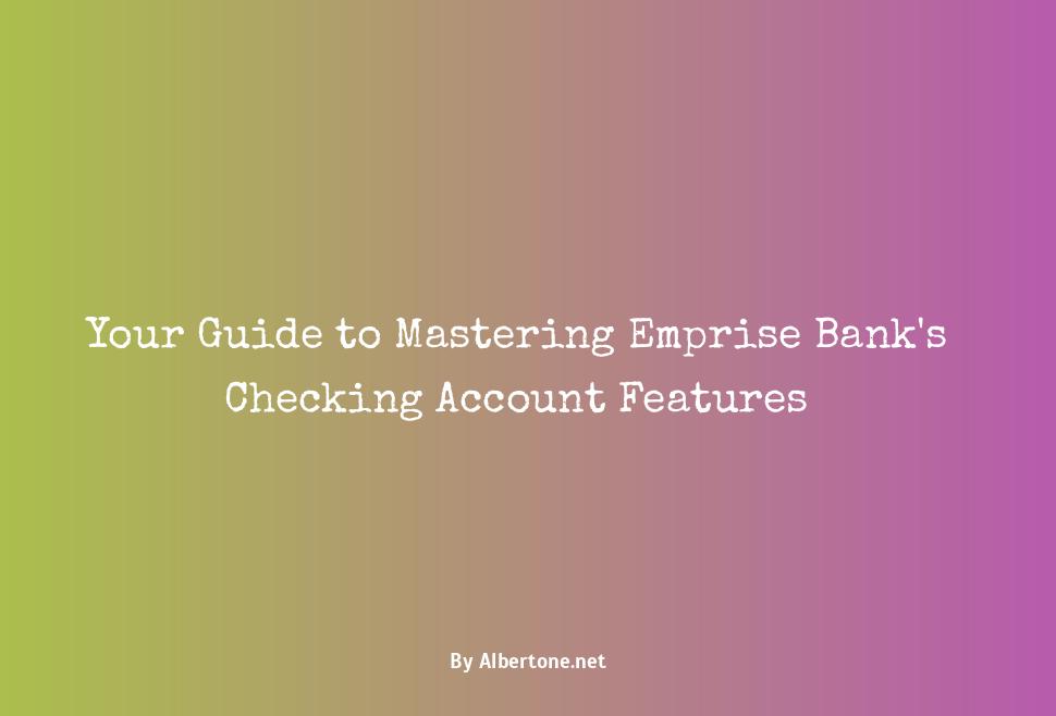 emprise bank checking account