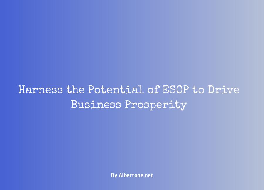 esop meaning in business