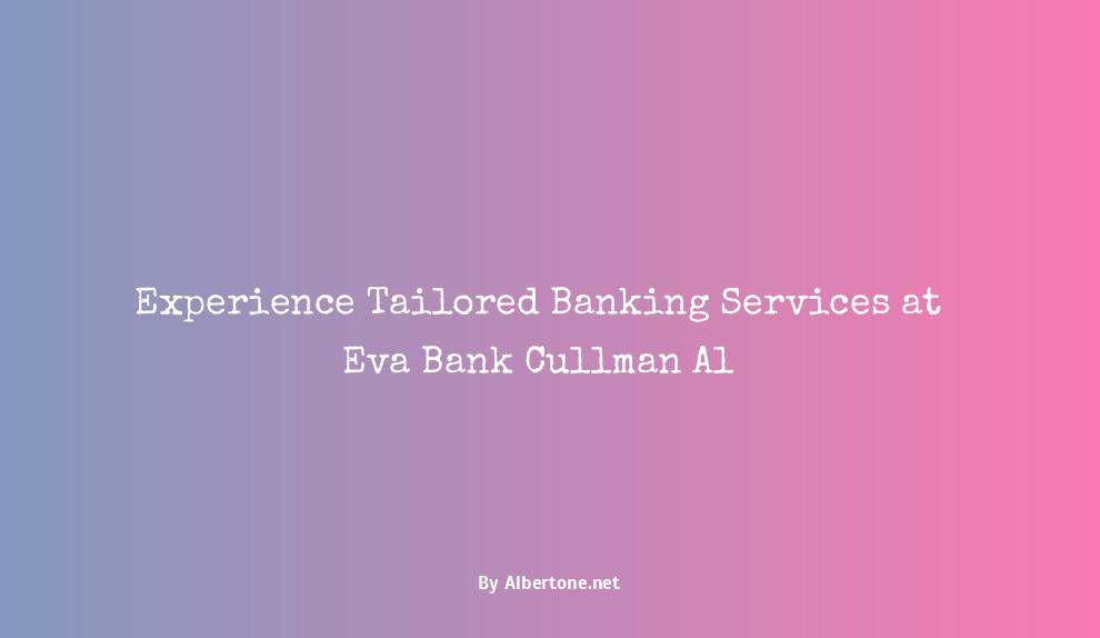 eva bank cullman al