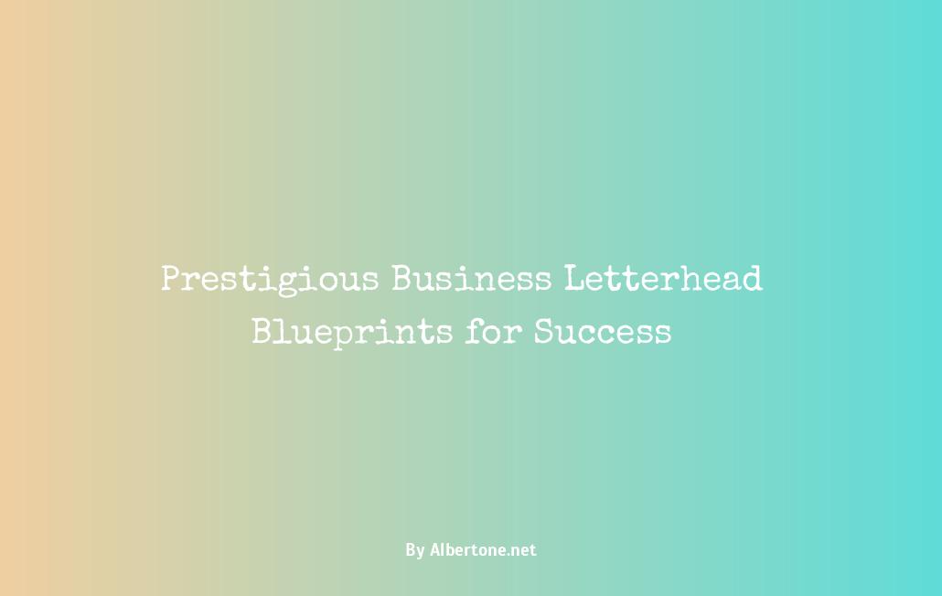 examples of business letterheads