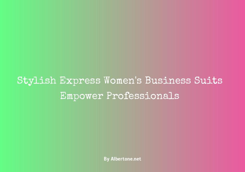 express women's business suits