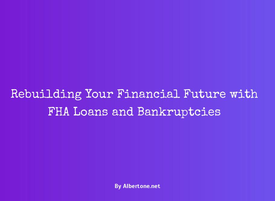 fha loans and bankruptcies