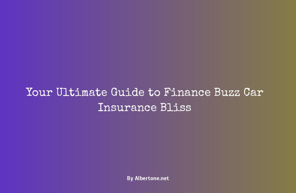 finance buzz car insurance