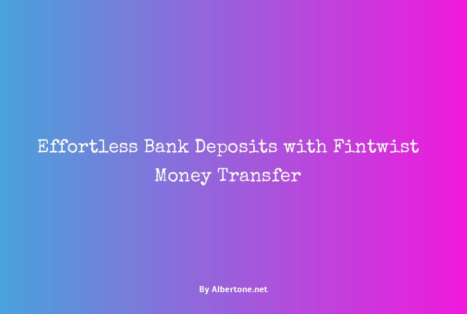 fintwist transfer money to bank