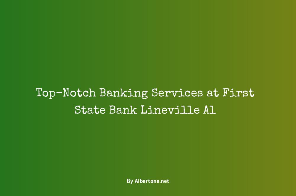 first state bank lineville al