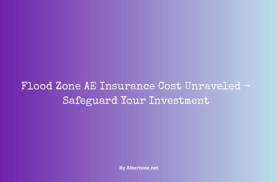 flood zone ae insurance cost