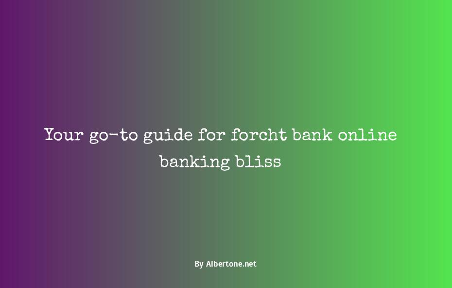 forcht bank online banking