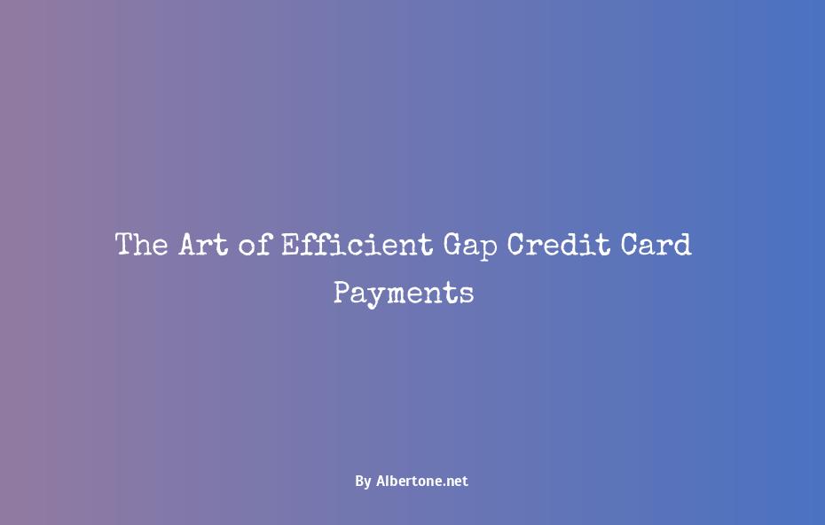 gap credit card payment