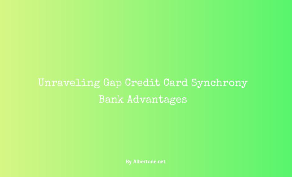 gap credit card synchrony bank