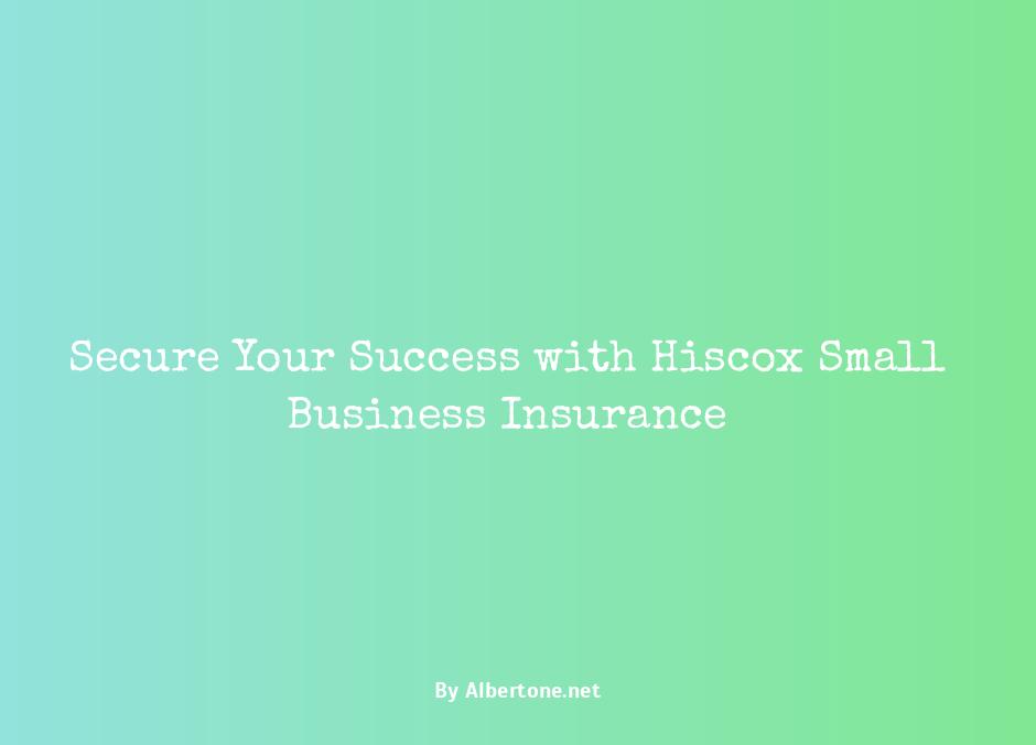 hiscox small business insurance