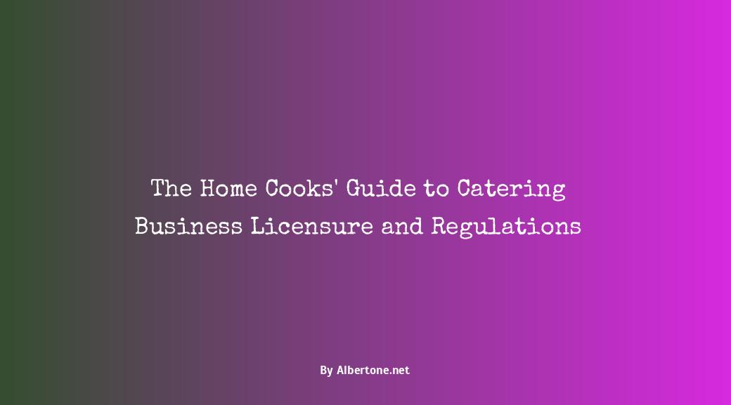 home catering business license