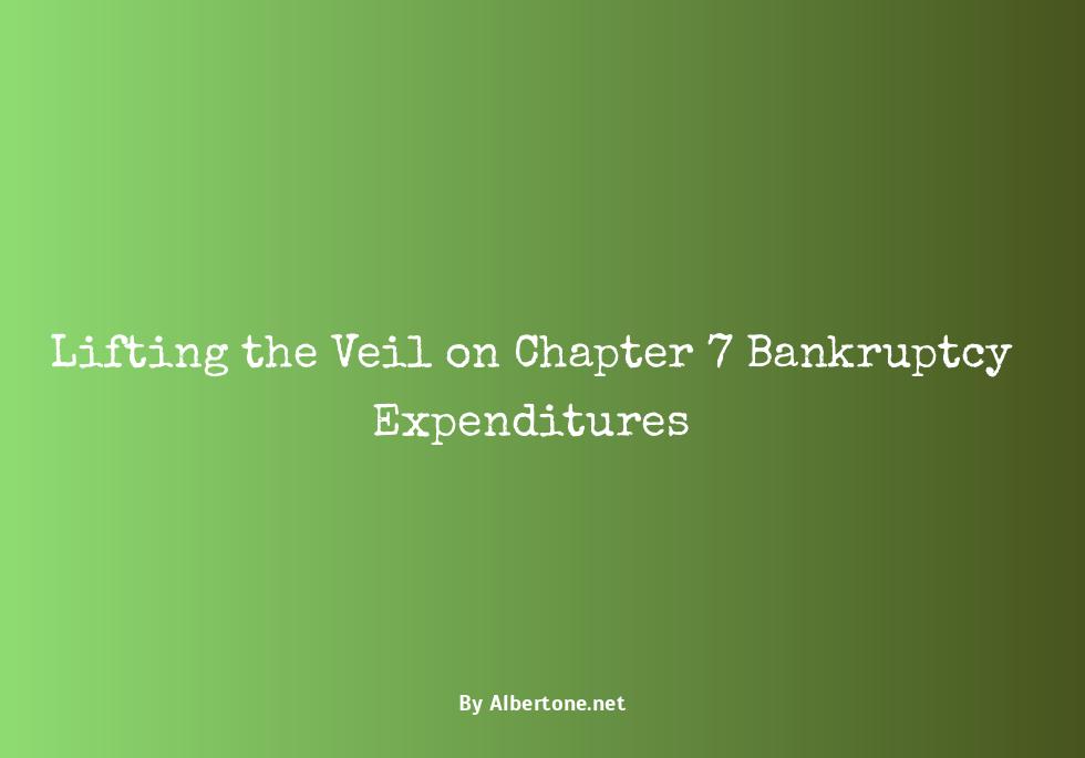 how much do chapter 7 bankruptcies cost