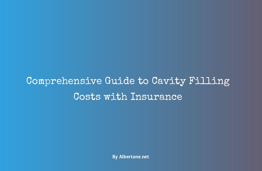 how much does a cavity filling cost with insurance