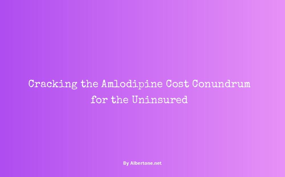 how much is amlodipine without insurance