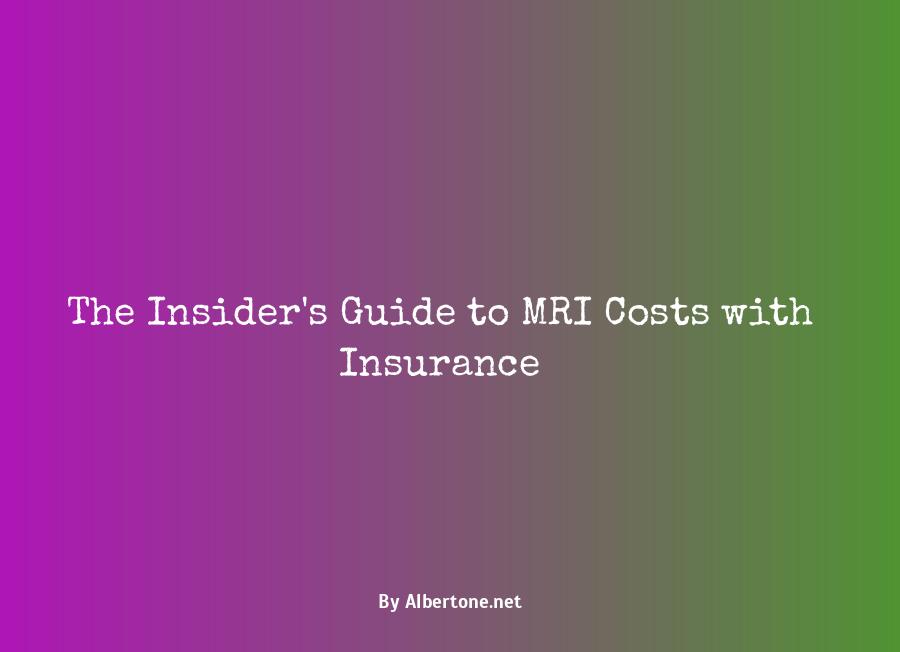 how much is mri with insurance