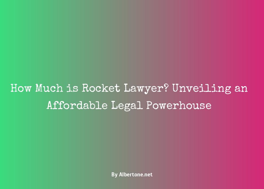 how much is rocket lawyer