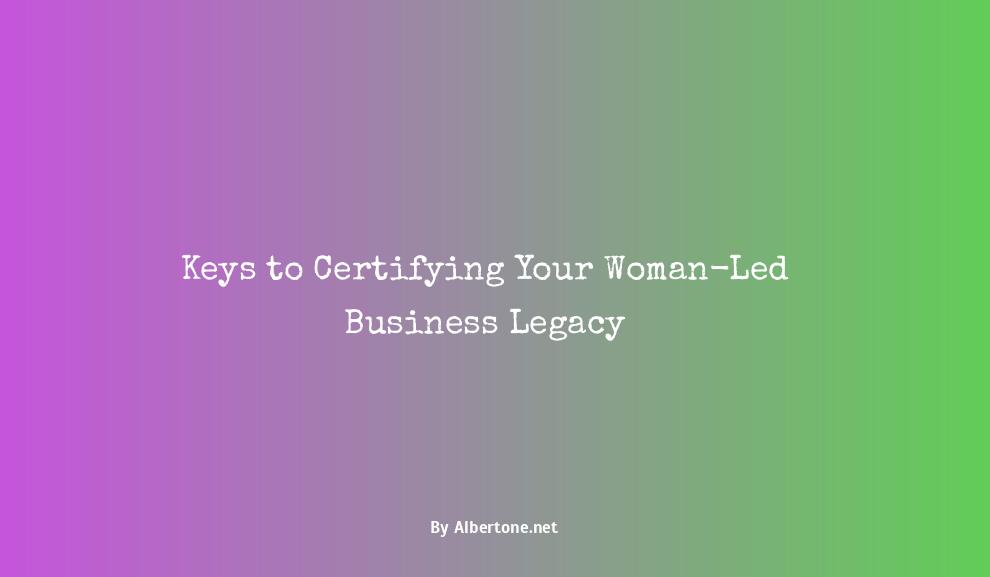 how to certify as a woman owned business