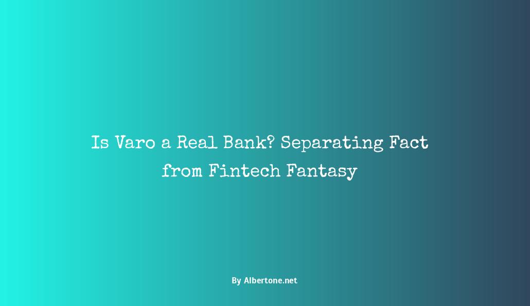 is varo a real bank