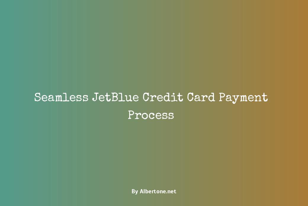 jetblue credit card payment