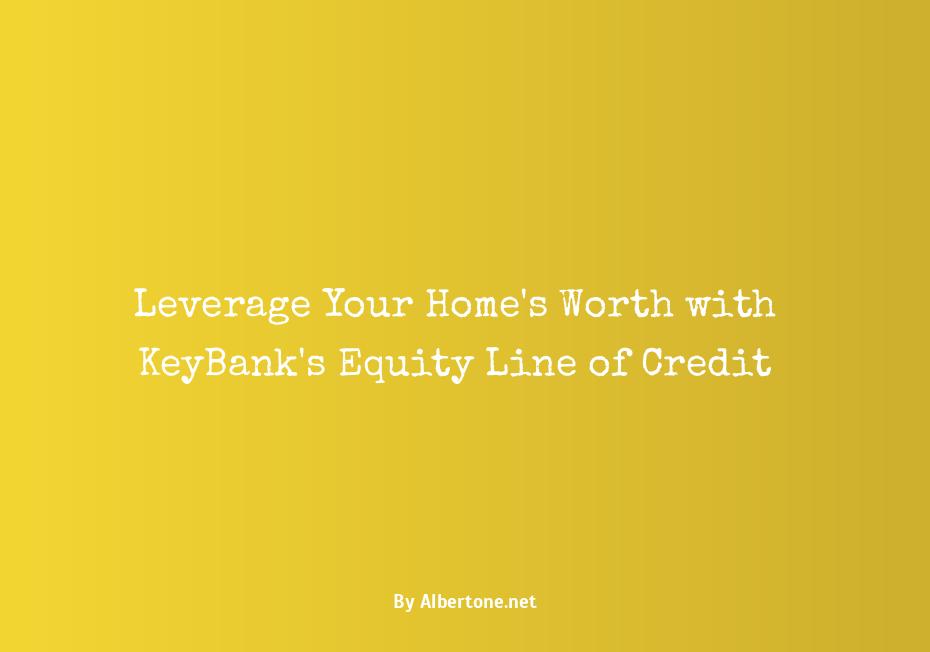 keybank home equity line of credit