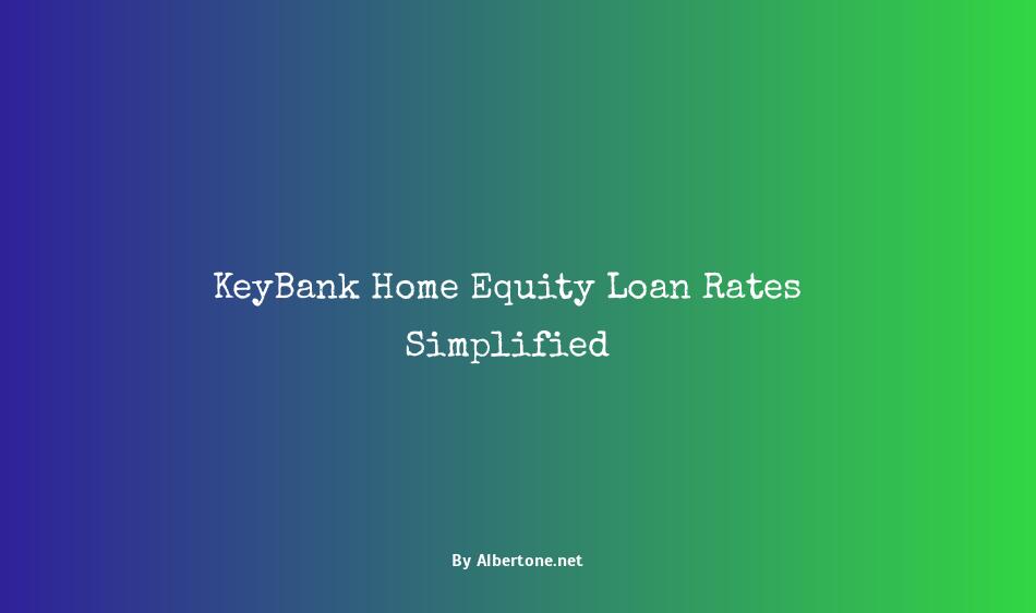 keybank home equity loan rates