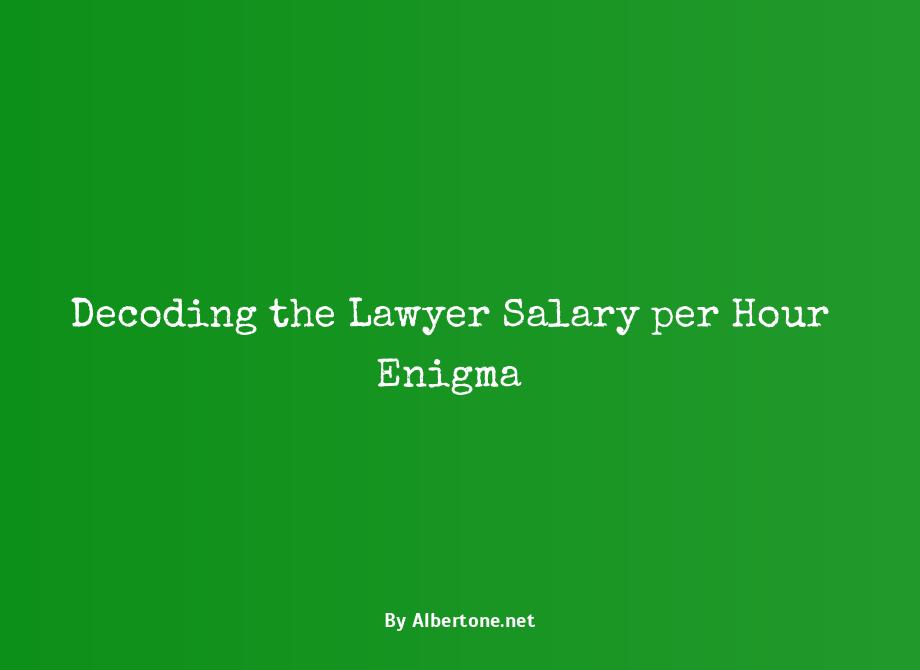 lawyer salary per hour