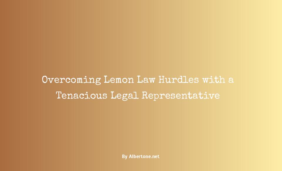 lawyer for lemon law