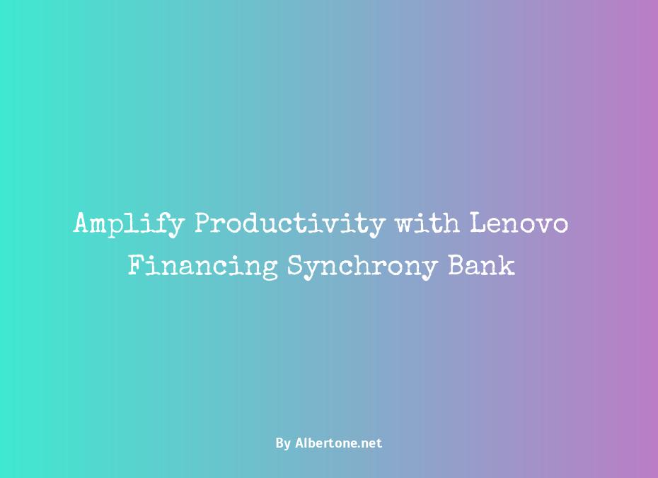 lenovo financing synchrony bank