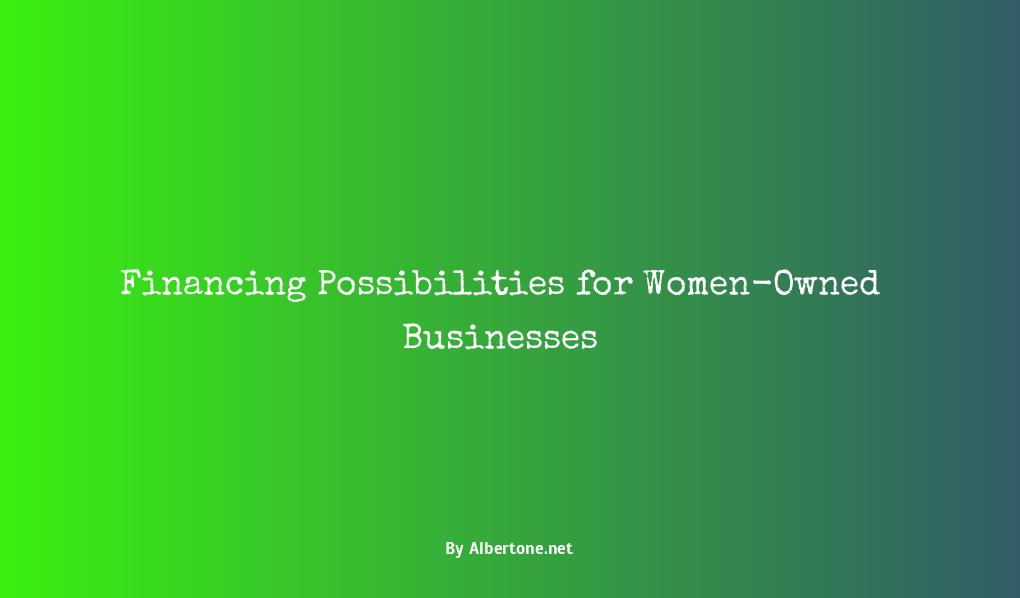 loans for women starting a business