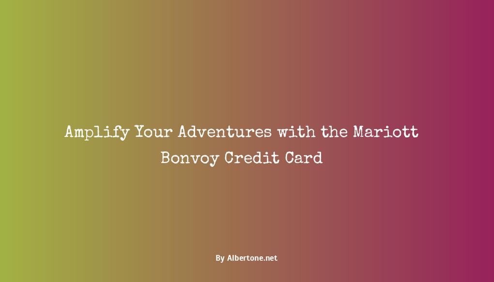 mariott bonvoy credit card