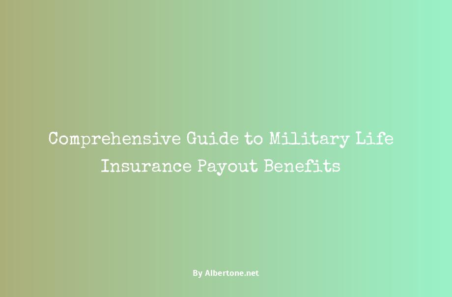 military life insurance payout