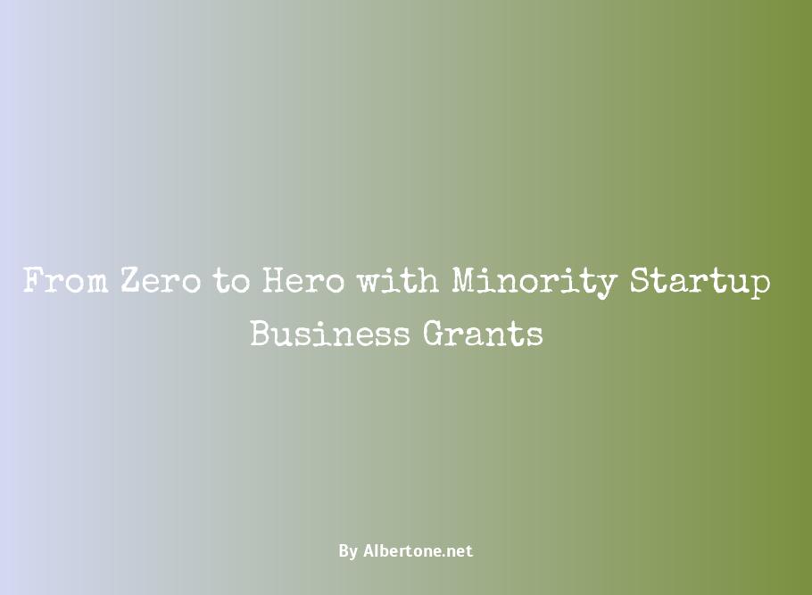 minority startup business grants