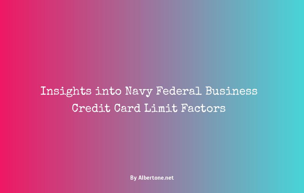 navy federal business credit card limit